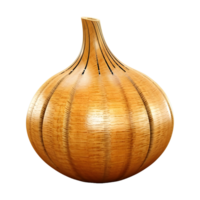 AI generated 3D Rendering of a Onion on Transparent Background - Ai Generated png