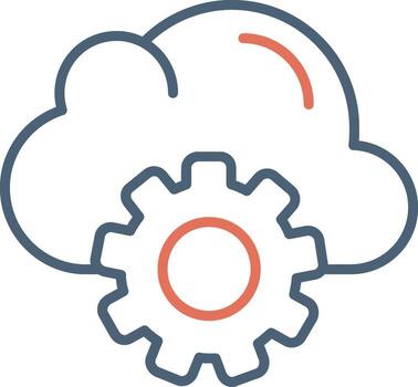 Cloud Computing Vector Icon