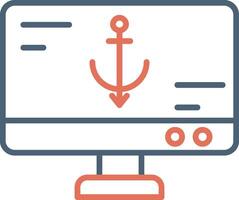 Anchor Text Vector Icon