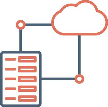 icono de vector de datos