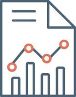 Stats paper Vector Icon