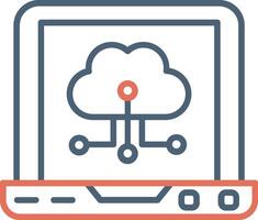 Cloud Computing Vector Icon