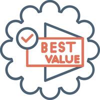 Best Value Vector Icon