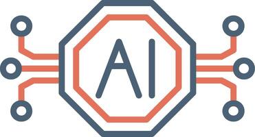 Artificial Intelligence Vector Icon