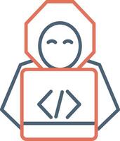 icono de vector de hacker