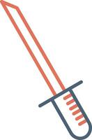 icono de vector de katana