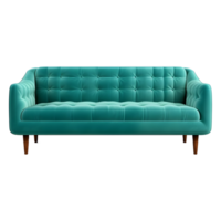 AI generated 3D Rendering of a Sofa on Transparent Background - Ai Generated png