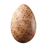 AI generated 3D Rendering of a Easter Egg on Transparent Background - Ai Generated png