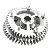 AI generated 3D Rendering of a Engine Gear on Transparent Background - Ai Generated png