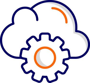 Cloud Computing Vector Icon