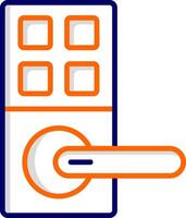 Smart Door Vector Icon