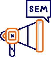 icono de vector de sem