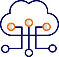 Cloud Configuration Vector Icon