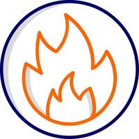 Flammable Vector Icon