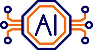 Artificial Intelligence Vector Icon