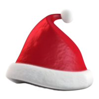 AI generated 3D Rendering of a Winter Christmas Cap on Transparent Background - Ai Generated png