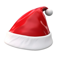 AI generated 3D Rendering of a Winter Christmas Cap on Transparent Background - Ai Generated png