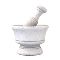 AI generated 3D Rendering of a Mortar or Pestle on Transparent Background - Ai Generated png