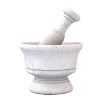 AI generated 3D Rendering of a Mortar or Pestle on Transparent Background - Ai Generated png