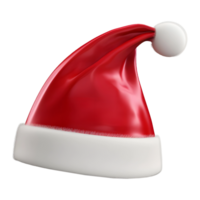 AI generated 3D Rendering of a Winter Christmas Cap on Transparent Background - Ai Generated png