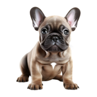 ai gerado 3d Renderização do uma cachorro em transparente fundo - ai gerado png