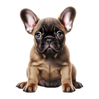 ai gerado 3d Renderização do uma cachorro em transparente fundo - ai gerado png