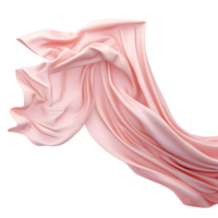 AI generated 3D Rendering of a Colorful Silk Cloth on Transparent Background - Ai Generated png