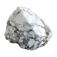 AI generated 3D Rendering of a Gray Solid Stone on Transparent Background - Ai Generated png