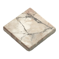 AI generated 3D Rendering of a Gray Solid Stone on Transparent Background - Ai Generated png