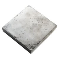 AI generated 3D Rendering of a Gray Solid Stone on Transparent Background - Ai Generated png