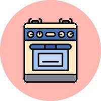 Gas Stove Vector Icon