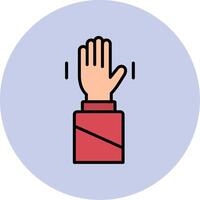 Hand Up Vector Icon