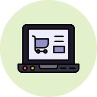 Online Shopping Vector Icon