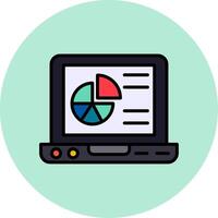 Pie Chart Vector Icon