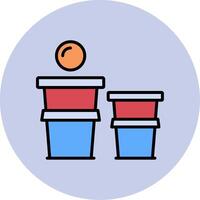 Beer Pong Vector Icon