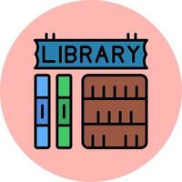 Library Vector Icon