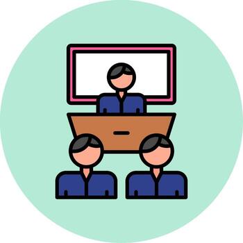 icono de vector de clase