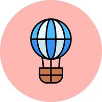 Hot Air Balloon Vector Icon