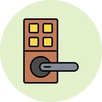Smart Door Vector Icon