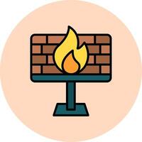 Firewall Vector Icon