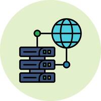 Web Hosting Vector Icon