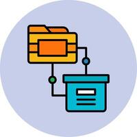 Data Transfer Vector Icon