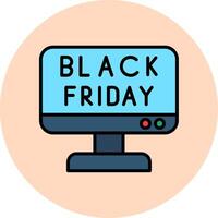 Black Friday Vector Icon