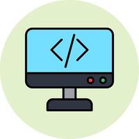 icono de vector de desarrollo web