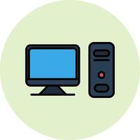 Computer Vector Icon