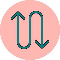 Zigzag Vector Icon
