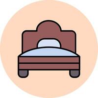 Single Bed Vector Icon