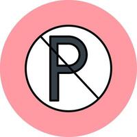 Parking Sign Vector Icon