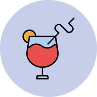 Cocktail Drink Vector Icon