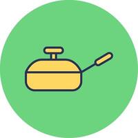 Frying Pan Vector Icon